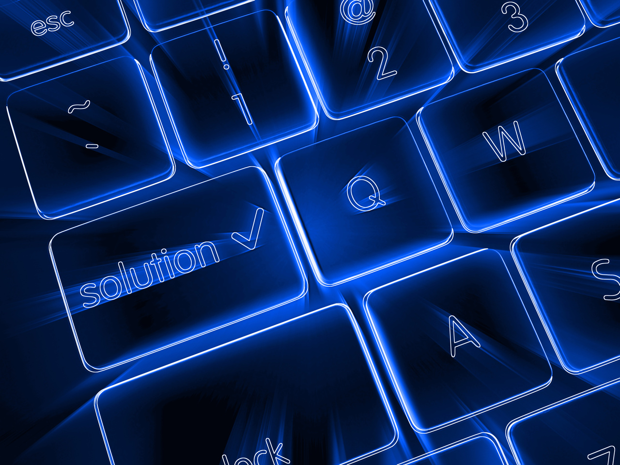 Solution software app button keyboard